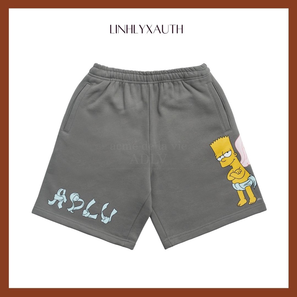 (HÀNG CHÍNH HÃNG) Quần ANGEL BART SHORT PANTS GREY LinhLyxAuth
