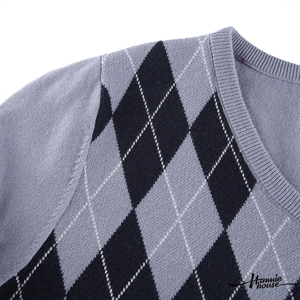 Áo len dài tay cổ chữ V hợp thời trang cho nữ