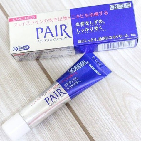 Kem giảm mụn Pair 24g Nhật hỗ trợ giảm mụn ngăn ngừa mụn chấm mụn cóc đầu đen thâm ẩn hoa đào của nhật Queen Beauty | WebRaoVat - webraovat.net.vn