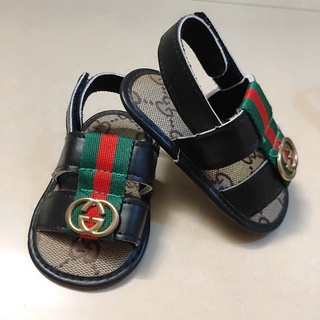 Dép da phong cách cá tính cho bé trai size 3-9m