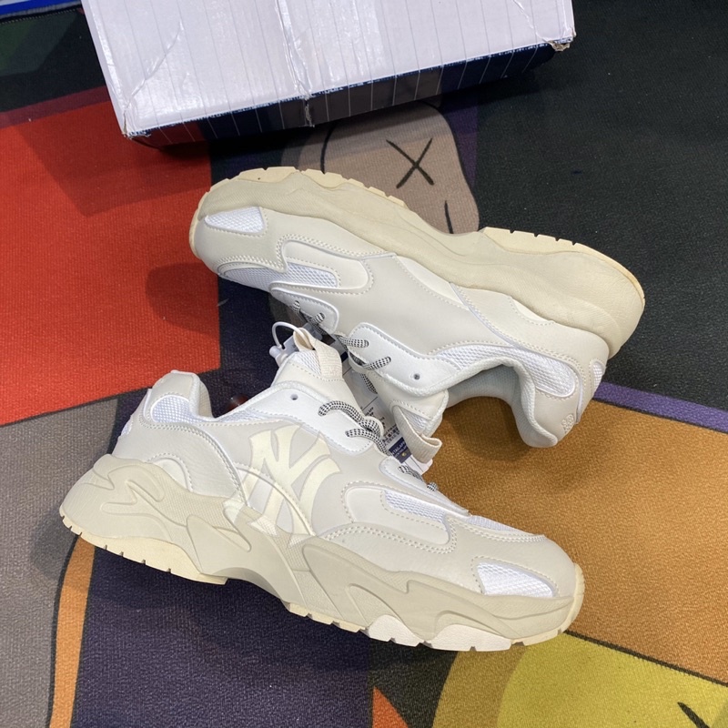 GIÀY M.L.B CHUNKY BIGBALL LITE WHITE CREAM BE KEM LAI AU