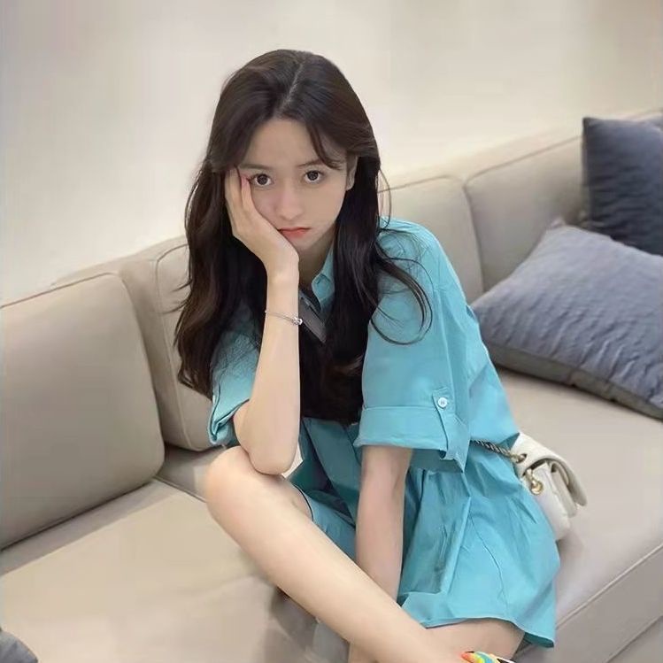 Áo Sơ Mi Tay Ngắn Dáng Rộng Thời Trang Mùa Hè Xinh Xắn Cho Nữ