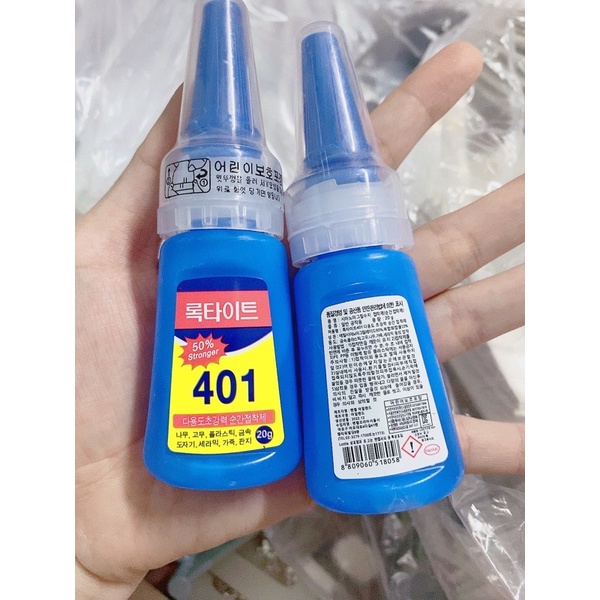 Keo 401 , dùng gắn móng giả, đính đá nail ( loại 1)