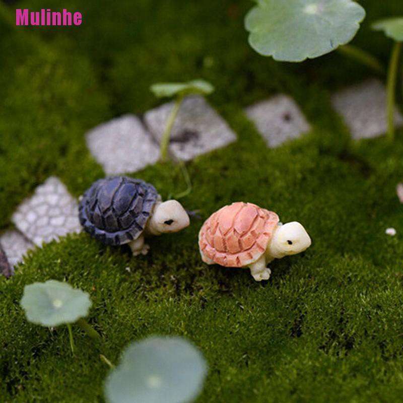 Set 2 Tượng Rùa Mini Trang Trí Tiểu Cảnh DIY