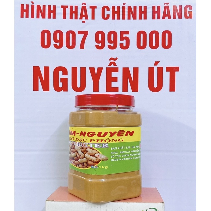 bơ đậu phộng kim nguyên hủ lớn 1kg