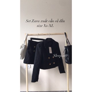 [Order- SẴN L,M] Set áo khoác Zara xuất sịn (có ảnh thật và video cận chất)