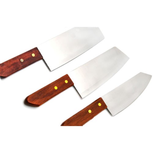 Combo 12 Bộ 3 Dao Cán Gỗ Cao Cấp