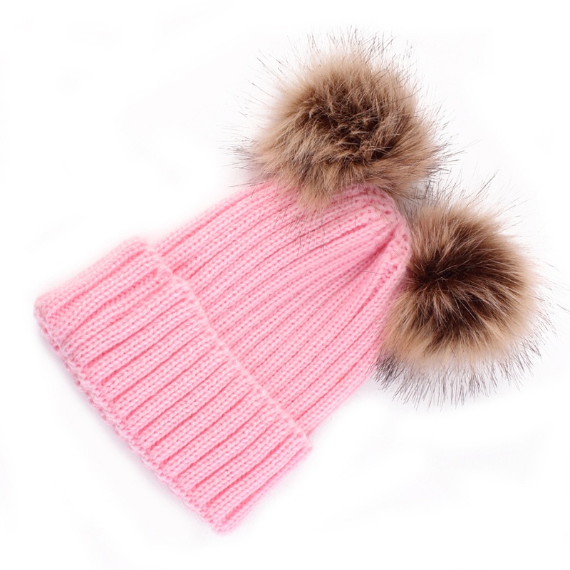 Fl Mũ Beanie Dệt Kim Giữ Ấm Mùa Đông Kiểu Baggy Mới Cho Nữ