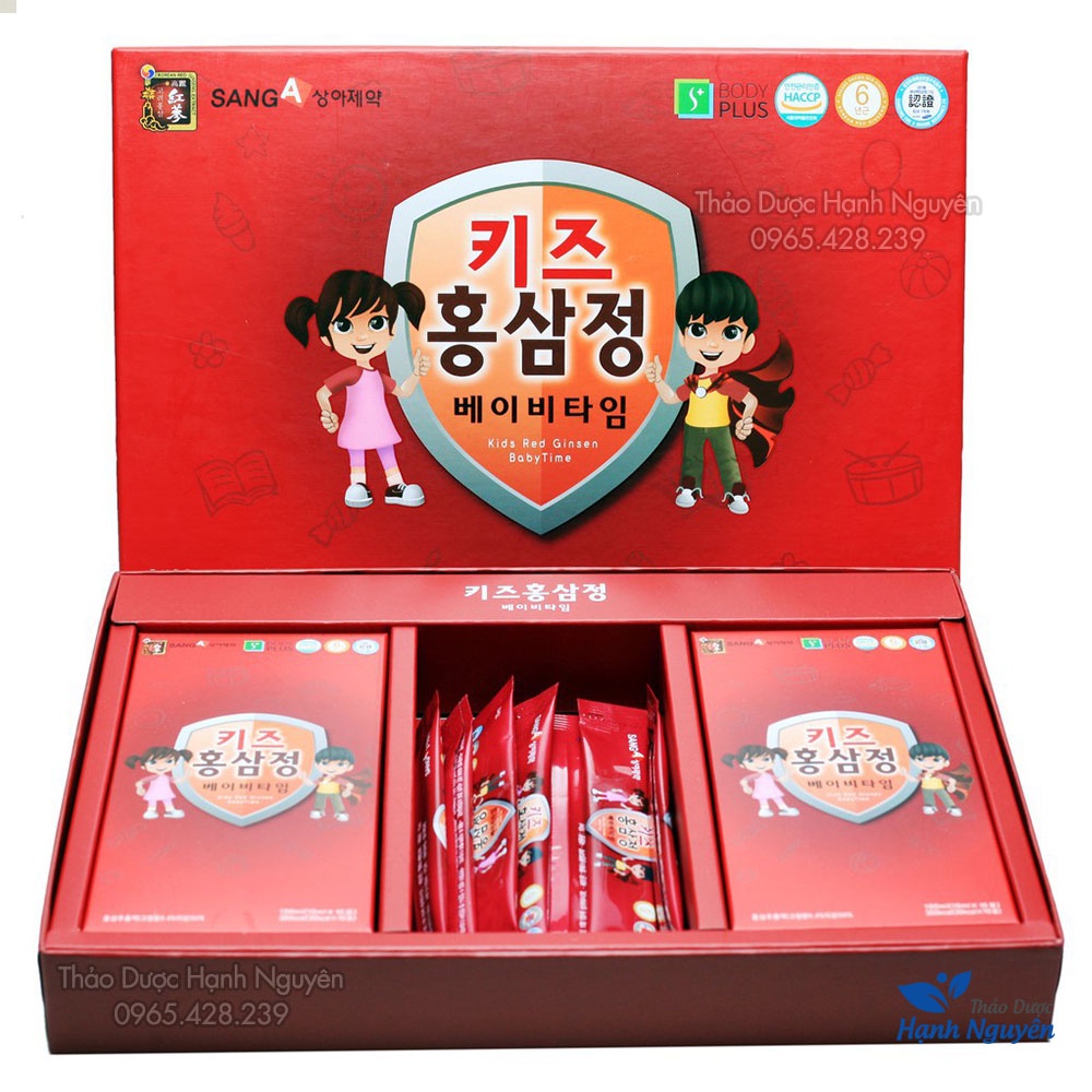 Hồng sâm trẻ em baby Sang A Hàn Quốc (Hộp 30 gói) - Thảo Dược Hạnh Nguyên