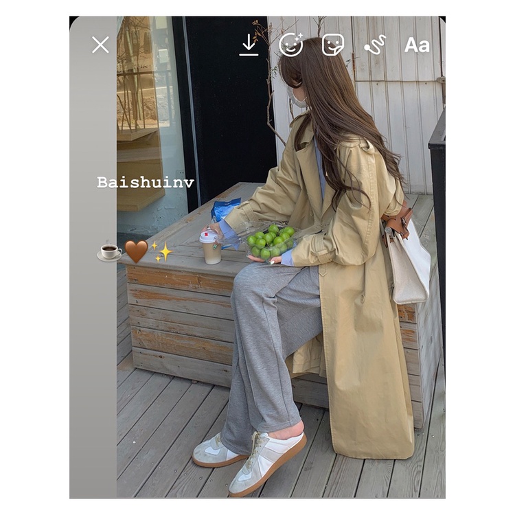 Quần thể thao ống đứng thời trang Hàn Quốc giản dị cho nữ