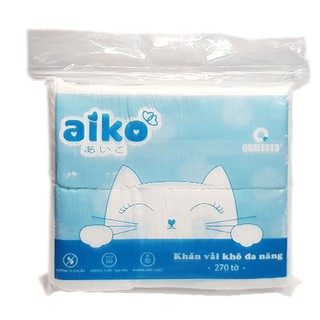 KHĂN VẢI KHÔ ĐA NĂNG AIKO 270 MIẾNG