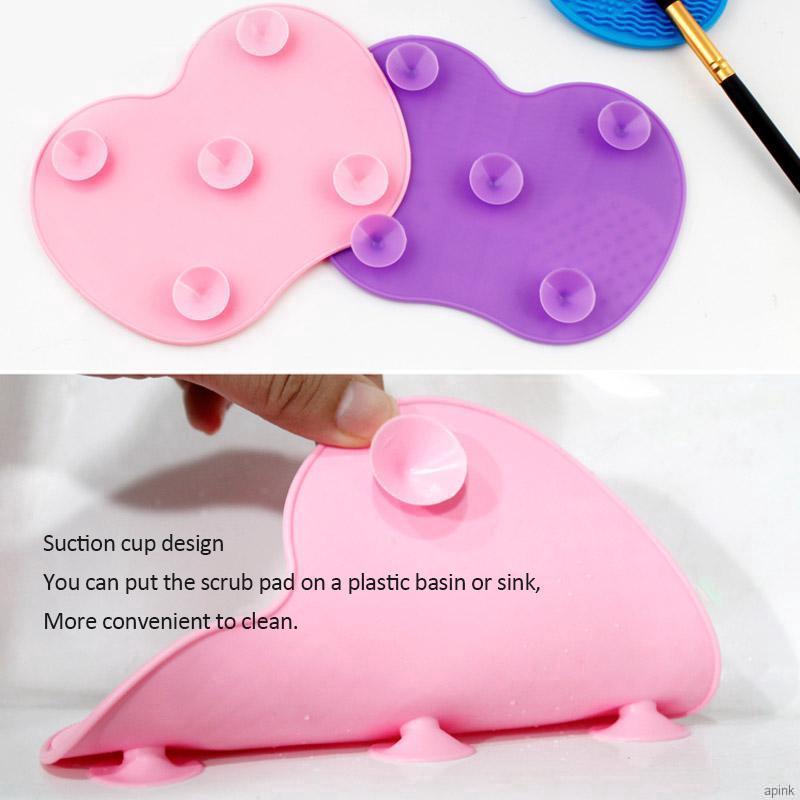 Miếng Silicone Vệ Sinh Cọ Trang Điểm