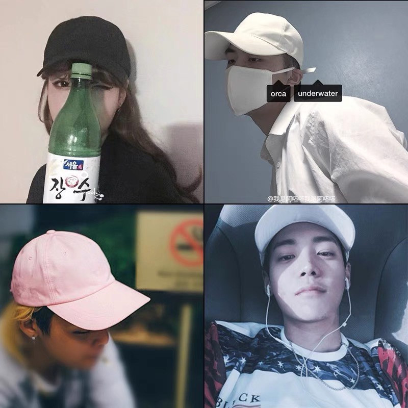 Mũ lưỡi trai nam nữ trơn nhiều màu, nón kết trơn thời trang unisex M01