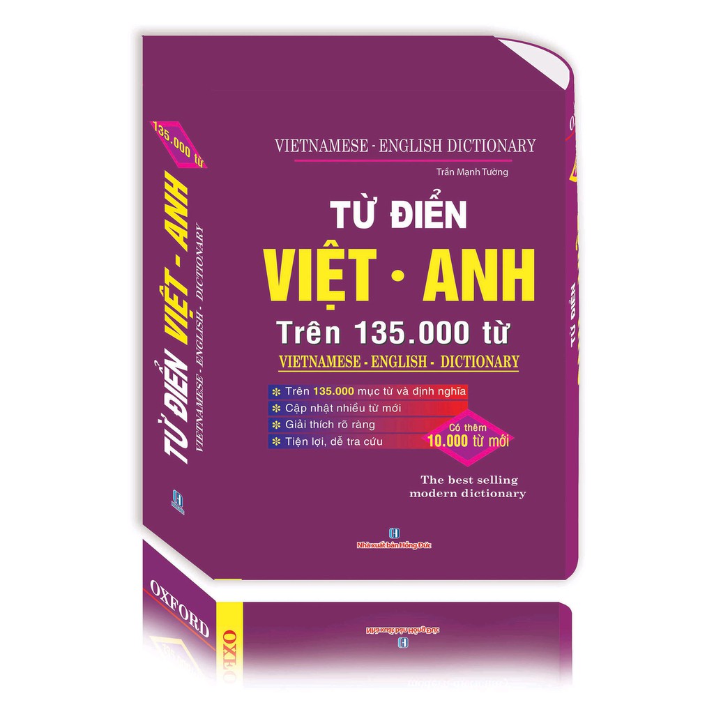 Sách Từ điển Việt - Anh trên 135.000 từ