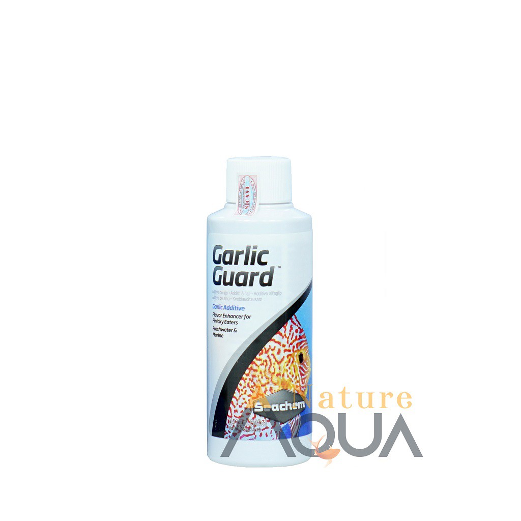 Seachem Garlic Guard - kích thích cá thèm ăn, tăng cường màu sắc chai 100ml/250ml Made in the USA