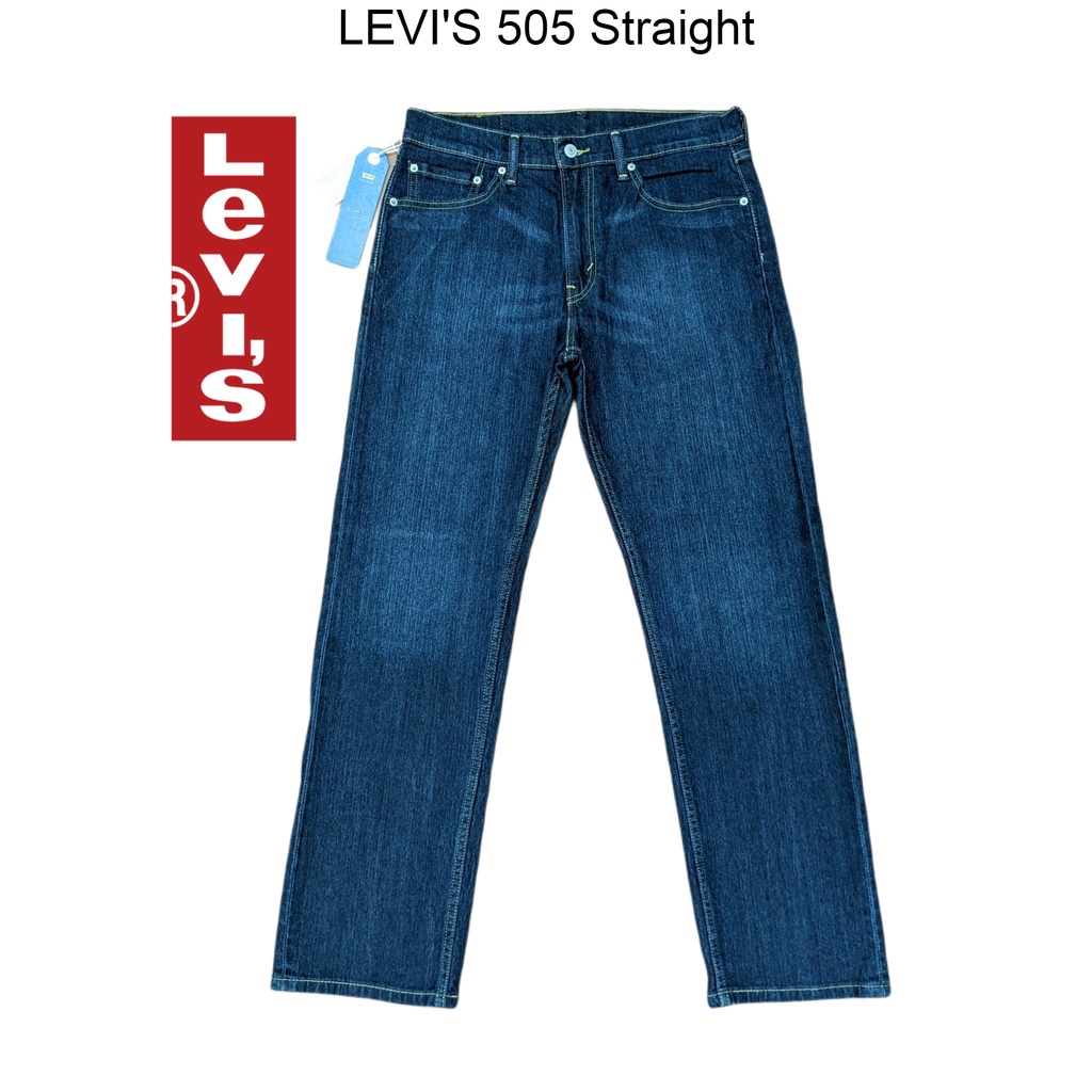 Quần jeans Nam Levi's 505 Straight Hàng Hiệu