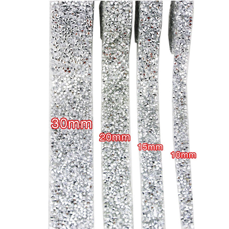 Dây ruy băng đính đá lấp lánh 1 Yard tiện dụng