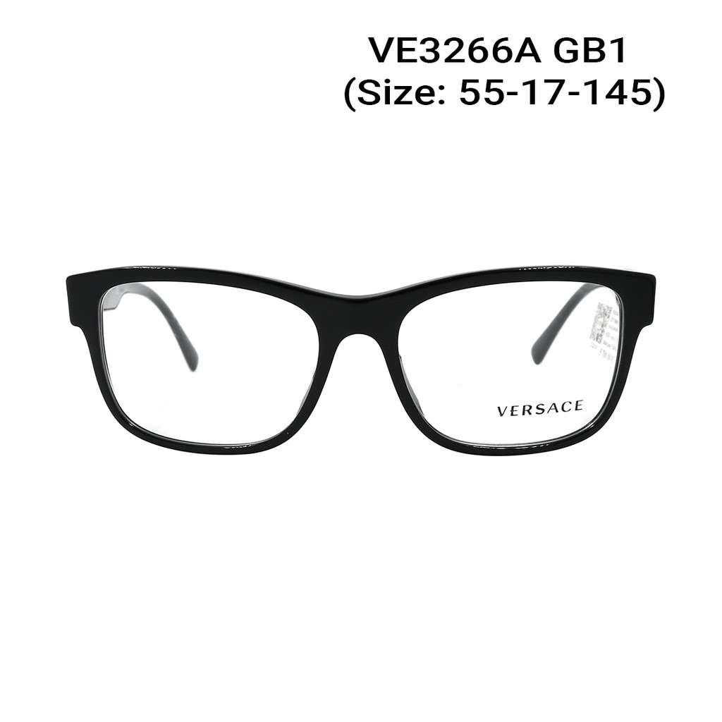 Gọng kính chính hãng Versace VE3266A GB1 màu sắc thời trang, thiết kế dễ đeo bảo vệ mắt