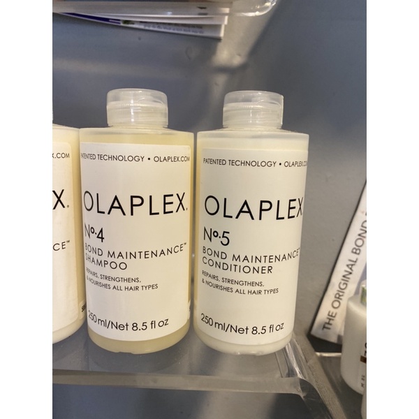 Dầu gội xả Olaplex No4 No5 tăng cường liên kết tóc, mượt, bóng tóc hơn