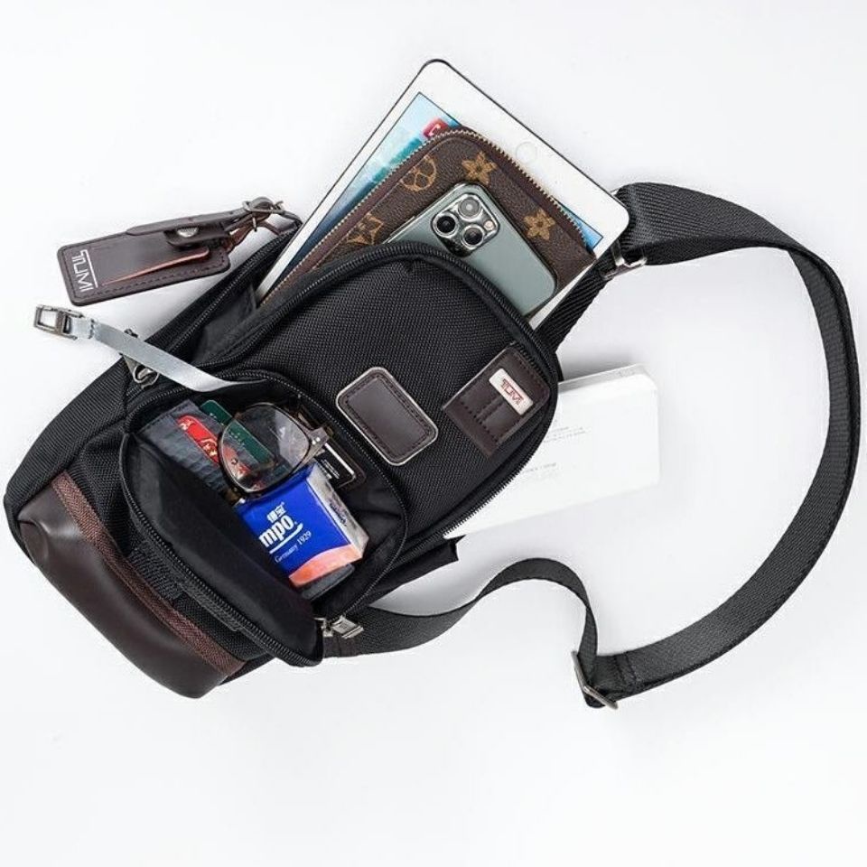 Tumi Túi Đeo Chéo Ngực Chất Liệu Nylon Cao Cấp222402Túi Đựng Máy Tính Bảng Thời Trang Công Sở Cho Nam