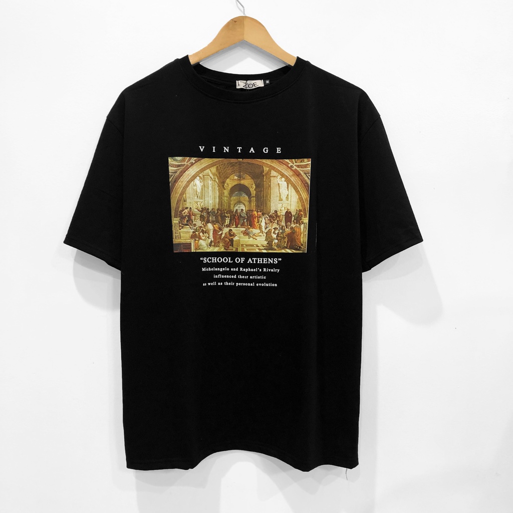 Áo thun hình VINTAGE, áo phông tay lỡ nam nữ unisex, ZOEclothing