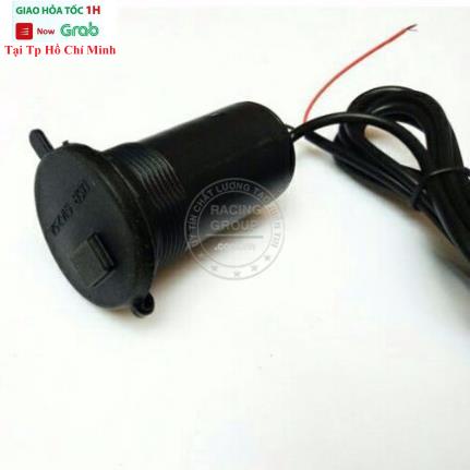 Sạc Điện Thoại Gắn Xe Máy Chống Nước Có Công Tắc Gắn Ghi Đông Xe Hoặc Dàn Áo