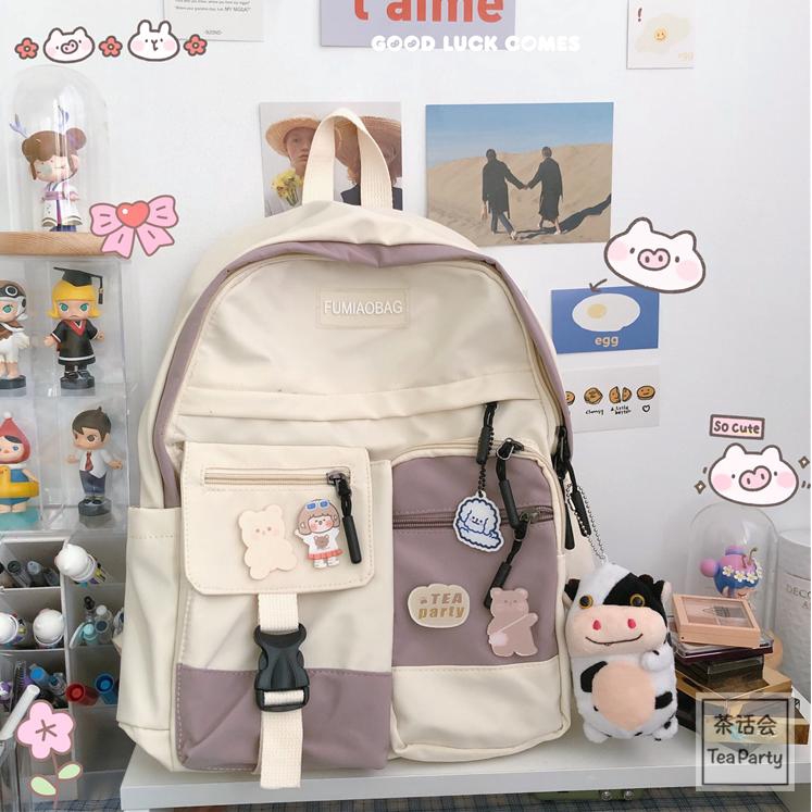 Balo nữ dễ thương đẹp đi học giá rẻ thời trang cá tính cute LOT STORE BL140