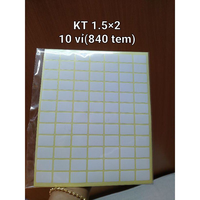 Tem dán giá cao cấp combo 10 vỉ