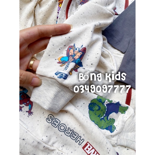 Set 3 Bé Trai Siêu Nhân M@rvel Be Xước PR