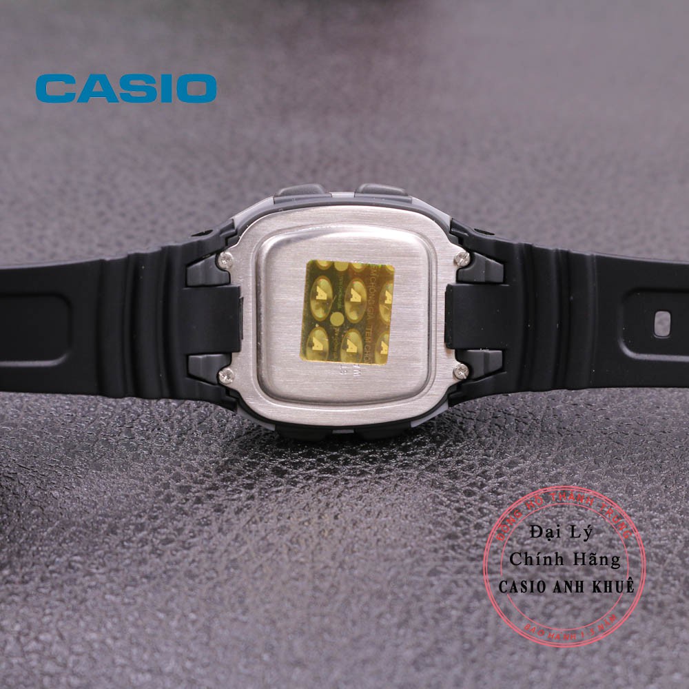 [Mã FARSBR153 giảm 15% đơn 150K] Đồng hồ nam Casio điện tử W-96H-1AVDF pin 10 năm dây nhựa