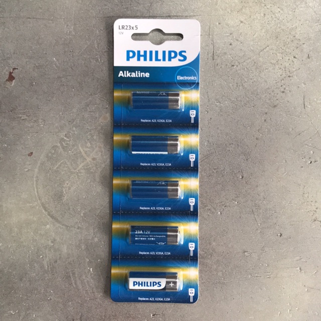 Pin Alkaline A23 12V Philips (giá 1 viên)