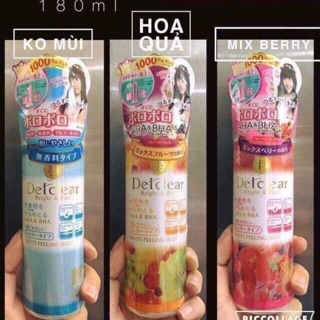 Tẩy da chết Detclear Nhật Bản 180ml