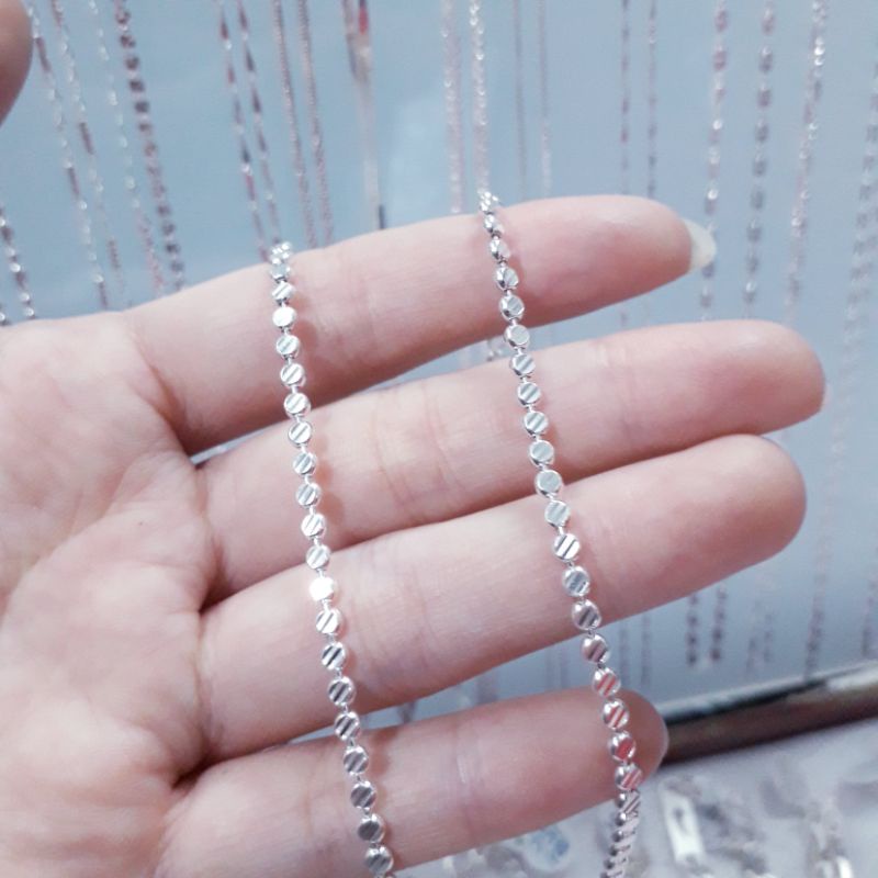 Dây chuyền Bạc Cao Cấp 🌸bản đặc 4 tấc