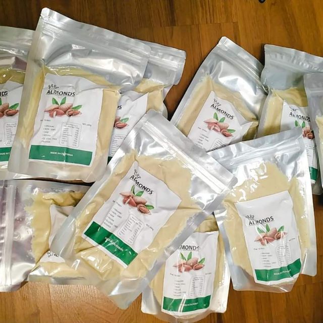 Bột hạnh nhân 500gr nguyên chất .