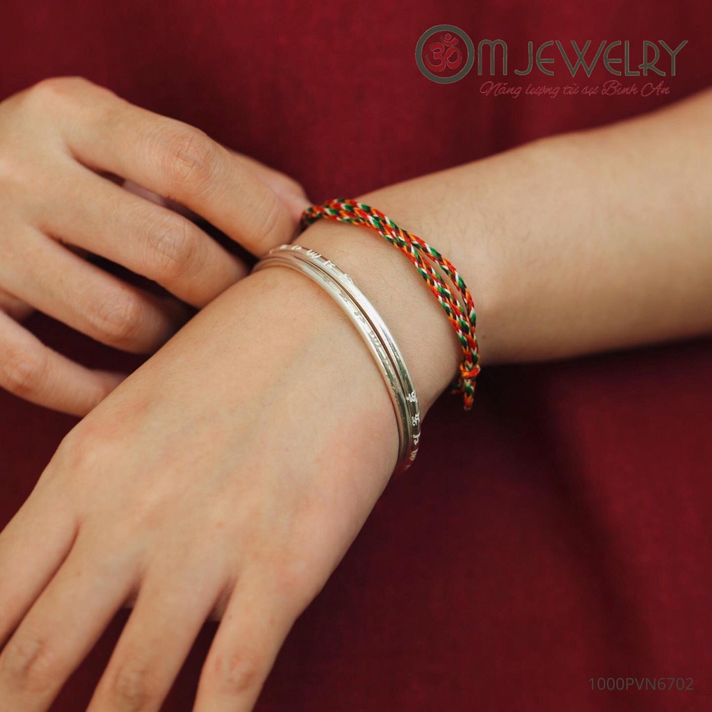 VÒNG TAY KHẮC LỤC TỰ OM MANI PADMEHUM S950