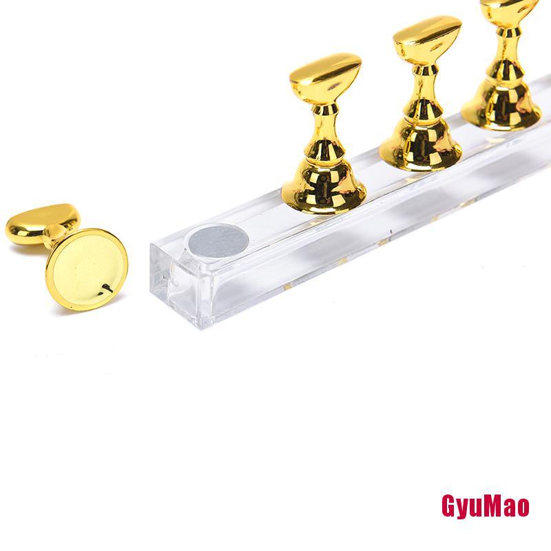 1 Bộ Giá Đỡ Trưng Bày Móng Tay Giả Bằng Acrylic Trong Suốt