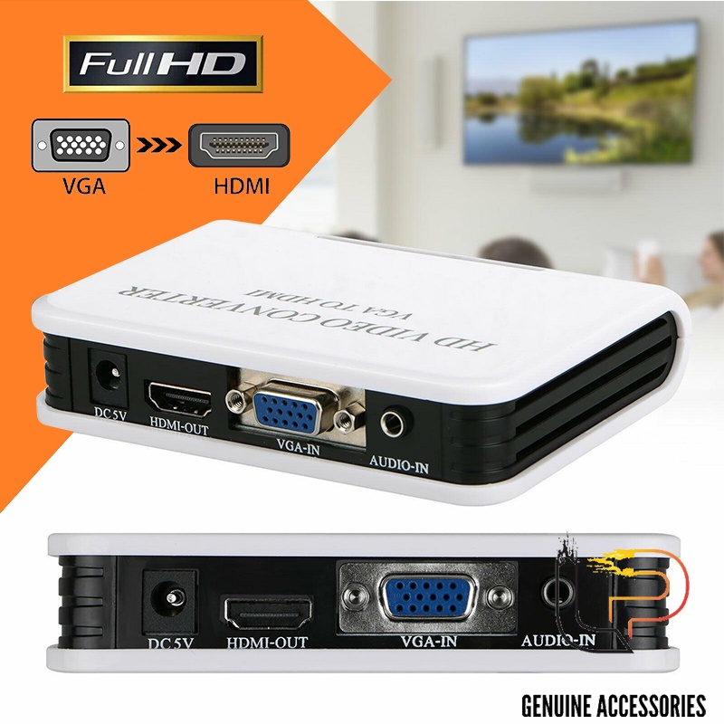 BỘ CHUYỂN VGA RA HDMI FJGEAR FJ-VH001