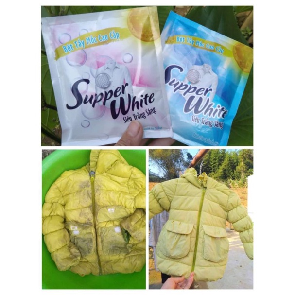 bột tẩy trắng quần áo (Supper white)
