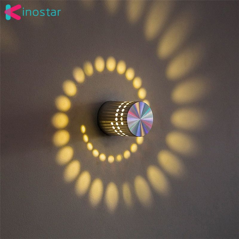 Đèn LED trang trí xoắn ốc chống nước RGB có điều khiển từ xa cho 3W KTV/Bar