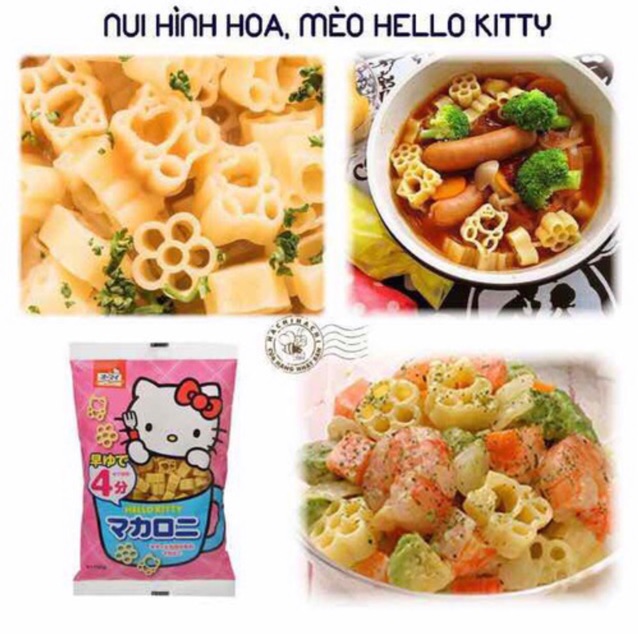 Nui ống Hello Kitty 150g - Nui Hello Kitty