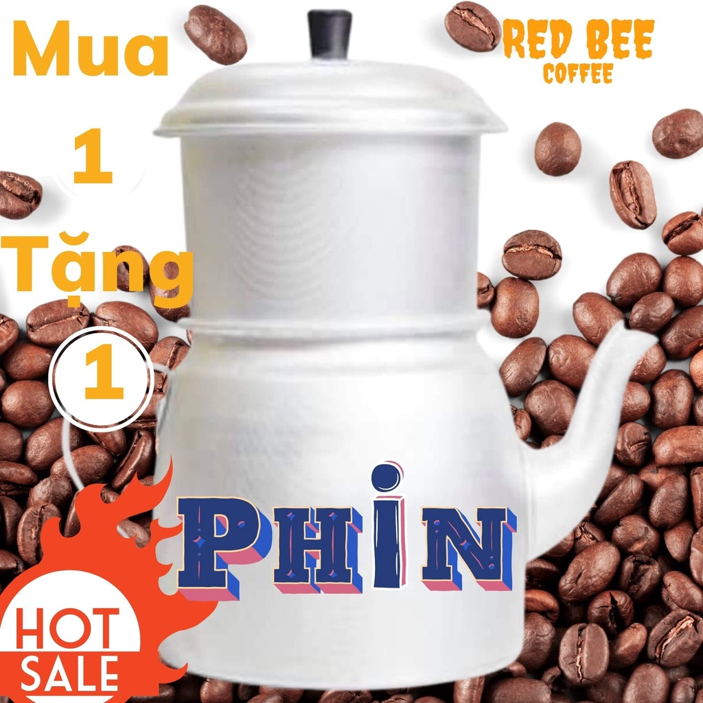 Phin cafe, phin nhôm to phin pha cà phê cỡ lớn 100gram - 200gram