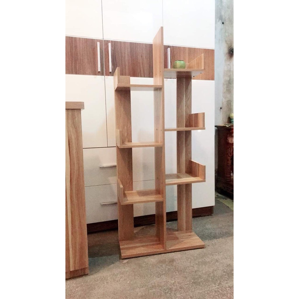 Kệ Gỗ Xương Rồng Đa Năng 8 khoang tiện lợi