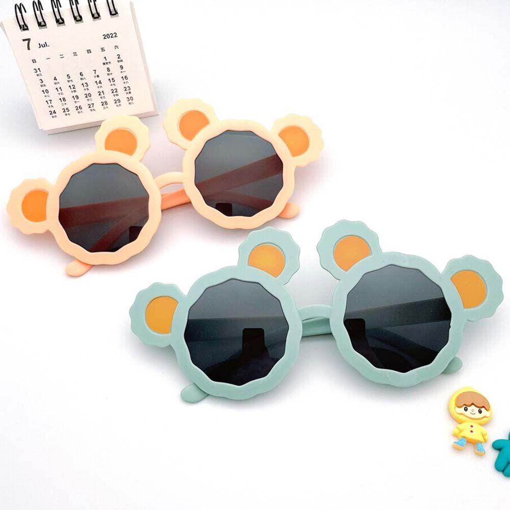 Kính Mát Họa Tiết Hoạt Hình Chống Tia UV Dành Cho Bé