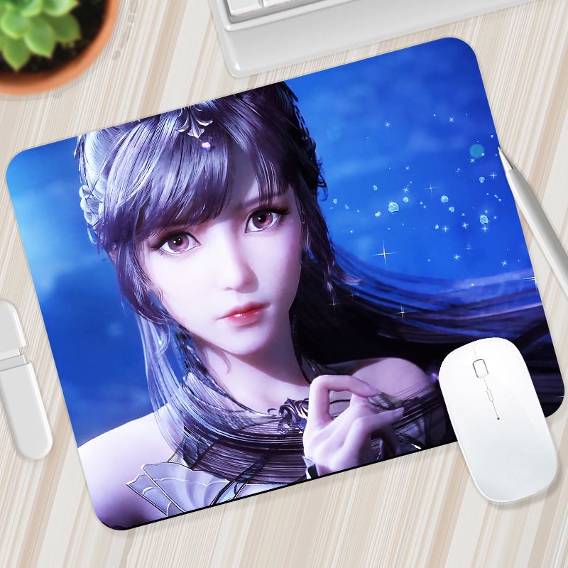 Douluo Tấm Lót Chuột Máy Tính Để Bàn Cỡ Nhỏ In Họa Tiết Hoạt Hình Cho Nam Và Nữ