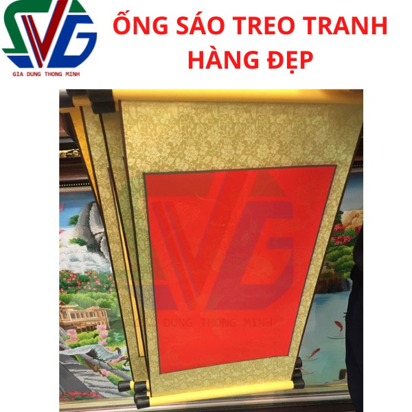 Khung treo ảnh 2 đầu , ống nẹp treo ảnh , ống sáo treo tranh nhựa