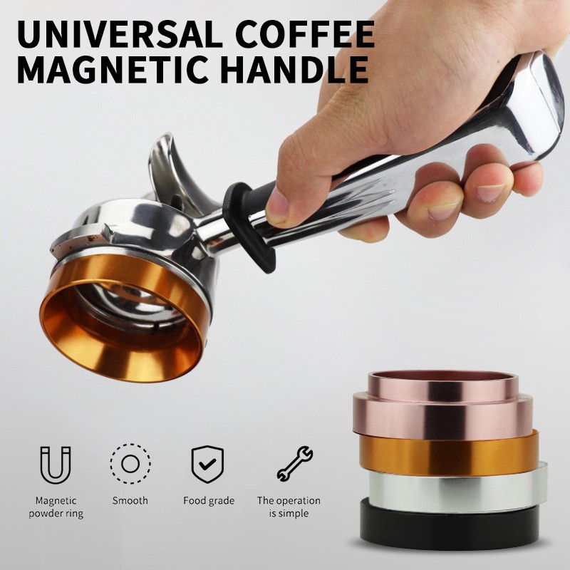 Aluminum Smart Dosing Ring for Beer Mug, Coffee Powder Tool, Espresso Barista for 58MM, Coffee Filter, Tamper [okase]