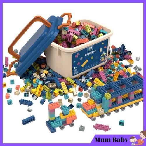 Bộ đồ chơi xếp, ghép hình Lego cho bé trai, gái 2 3 4 5 6 7 8 9 tuổi. Trò chơi lắp ghép thông minh cho trẻ em MUMBABY53