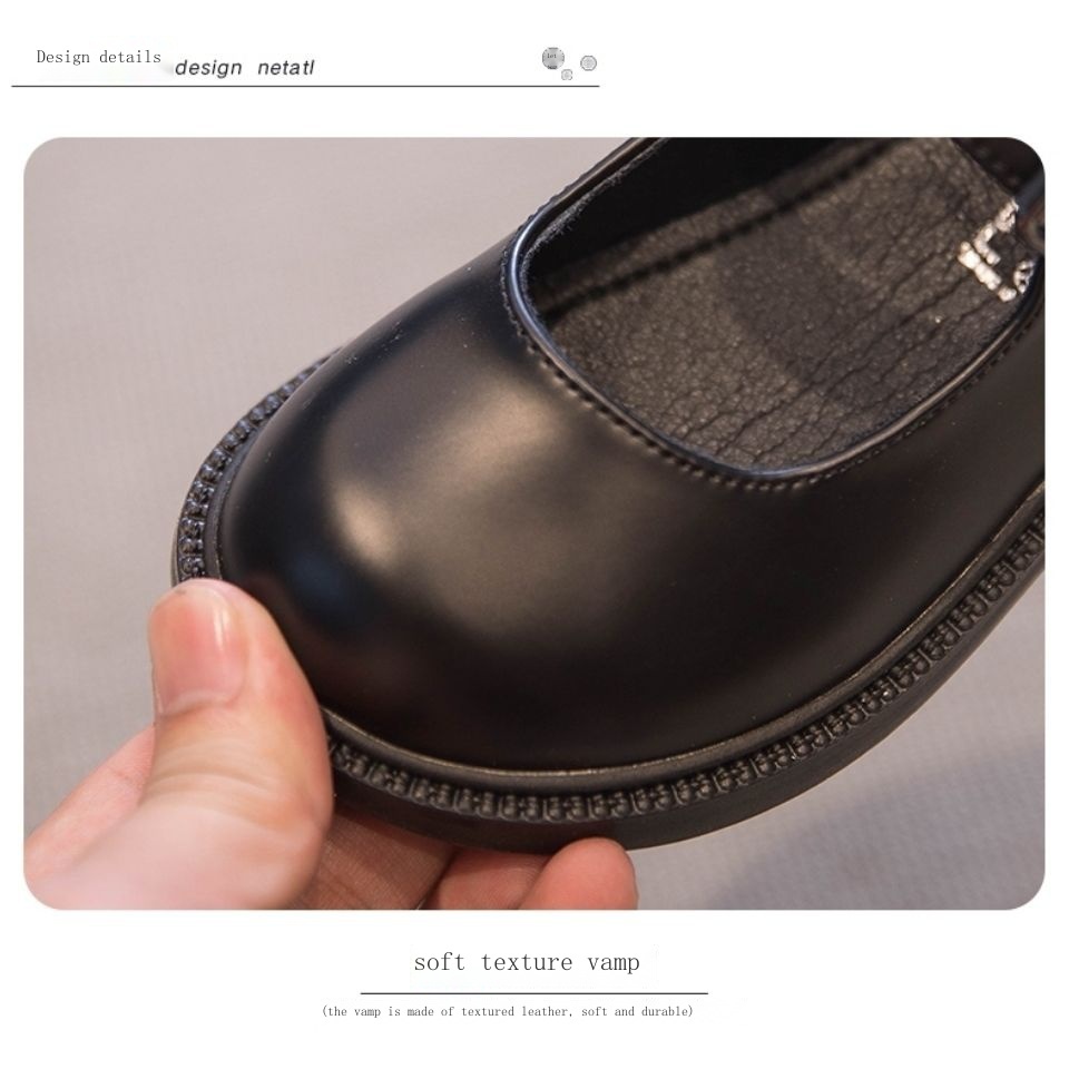 Giày Công Chúa Đế Mềm Bằng Da Thời Trang Mùa Thu Cho Bé Gái 2022