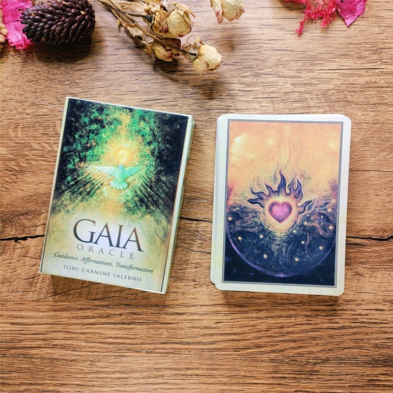 Gaia Oracle Tarot Deck Card Game Bộ Thẻ Bài Tarot Thiết Kế Dễ Thương Chuyên Dùng