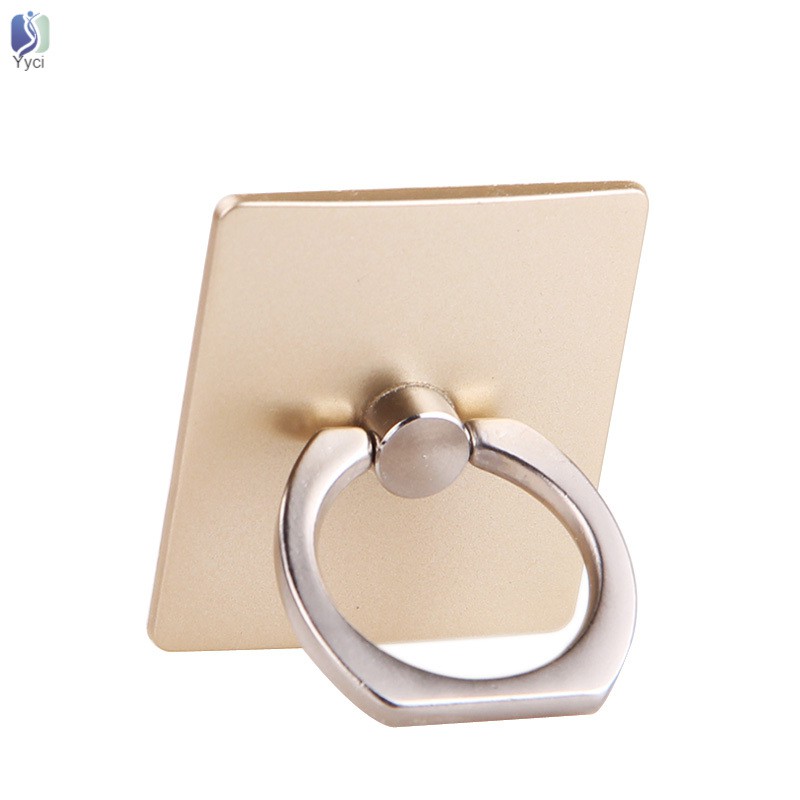 Yy New 360 Degree Finger Ring Mobile Phone Stand Holder Safe Grip Stand For iPhone iPad All Smart Phones @VN